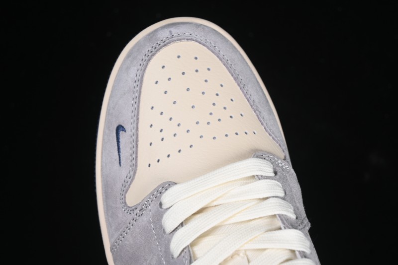 Nike Air Jordan 1 Low AJ1 The North Face Collaboration Grey Blue Red Hook Retro Basketball Shoes - DM9188-012