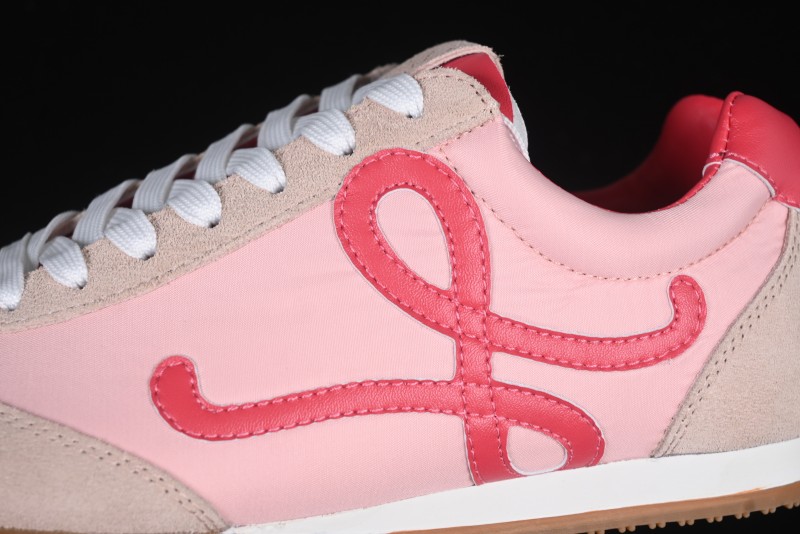 Loewe Ballet Runner 2.0 Sneakers Retro Style Lightweight Casual Sports Shoes - Pink Rose