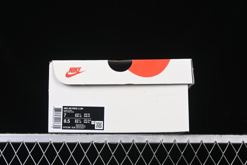 Nike Air Force 1 '07 Low UN Collaboration - Shadow Grey Pigskin Sneakers DF0188-018