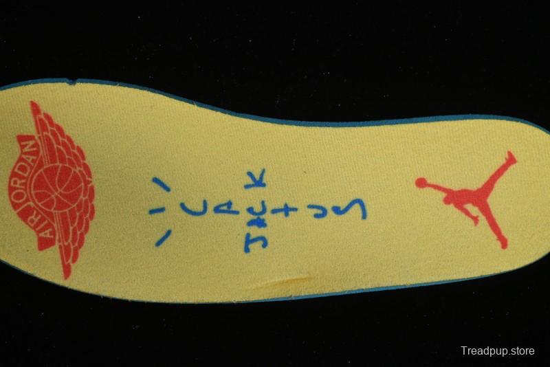 Nike Travis Scott x Air Jordan 1 Low OG Retro Sneakers with Reverse Swoosh - DZ4137-700