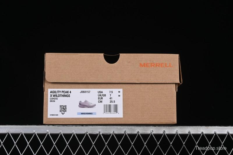 Merrell Agility Peak 4 Trail Running Shoes with Cushioning and Grip for Hiking and Outdoor Adventures - J068157