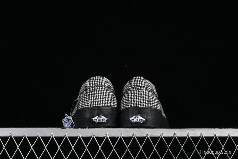 Vans Demons Style 53 Black White Retro Houndstooth Loafers - VN000CQPYER