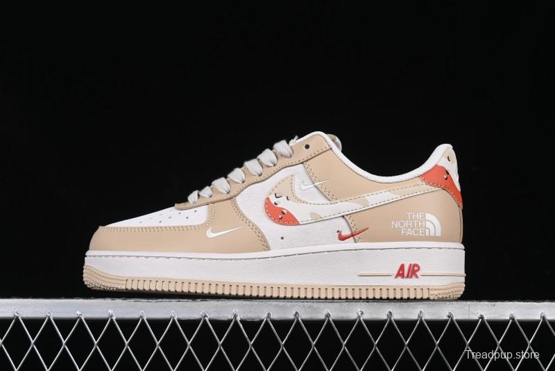 Nike Air Force 1 '07 Low The North Face Collaboration Casual Sneakers in Milk Tea - DM6688-048
