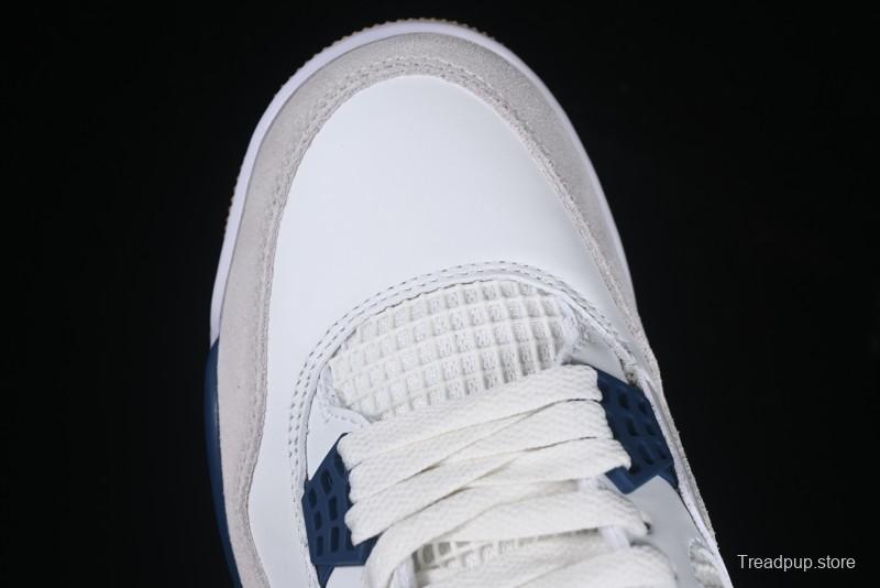 Nike SB x Air Jordan 4 Retro "Navy" White Blue Basketball Shoes - DR5415-100