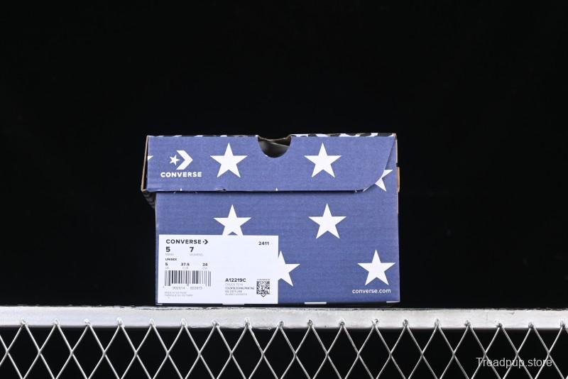 Converse x Brain Dead High Top Casual Sneakers with Mismatched Camouflage Design - A12219C