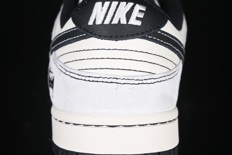 Nike SB Dunk Low Supreme Collaboration Anniversary Custom Low-Top Casual Sneakers - YX5066-220
