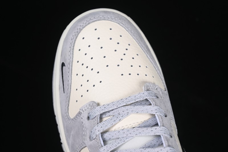 Nike SB Dunk Low The North Face Year of the Snake Grey White Grey Swoosh Anniversary Custom Low-Top Casual Skate Shoes - KK1333-019