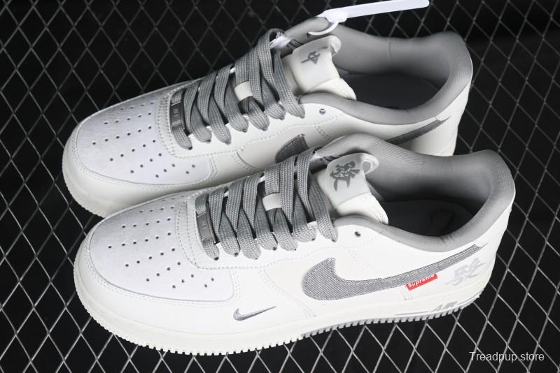 Nike Air Force 1 '07 Low Supreme Casual Sneakers with Full-Length Air Cushion - CH6336-522