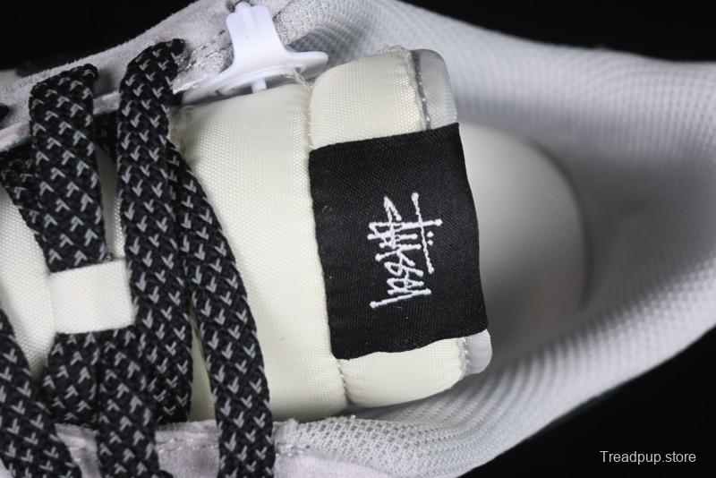 Nike Air Force 1 '07 Low Stussy Collaboration All Black Low-Top Casual Sneakers - XZ6188-195