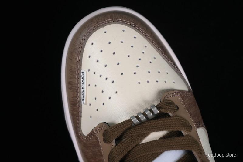 Nike Dunk Low Panda Prank Street Racing Electro Rust Distressed SB Strap Low-Top Casual Sneakers - DD1391-100