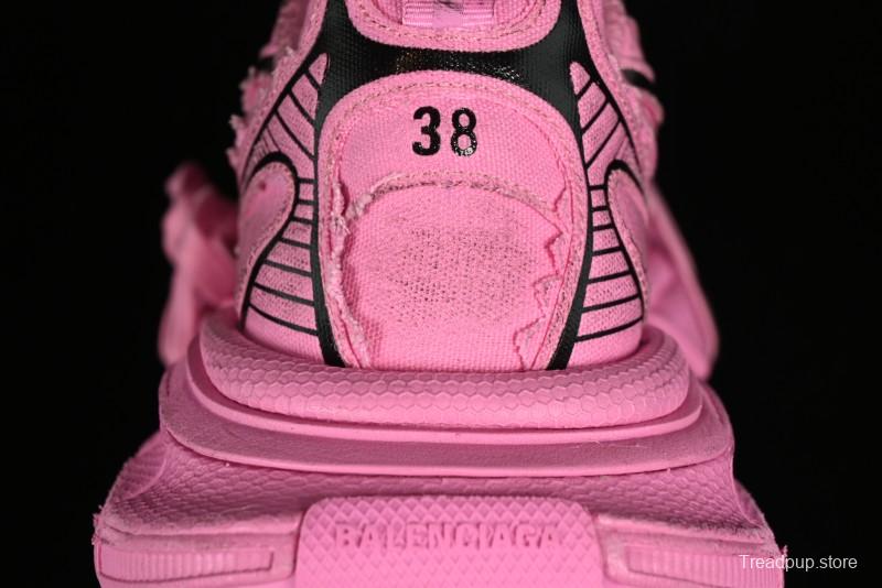 Balenciaga Phantom Sneaker Ten-Gen Trend Running Shoes with Transparent Heel Strap - W3XDC5000