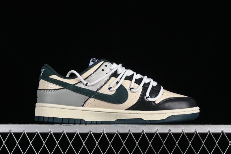 Nike Dunk Low Panda Prank Universe Exploration - Star Trek Mocha SB Strap Low-top Casual Sneakers - FQ8080-133