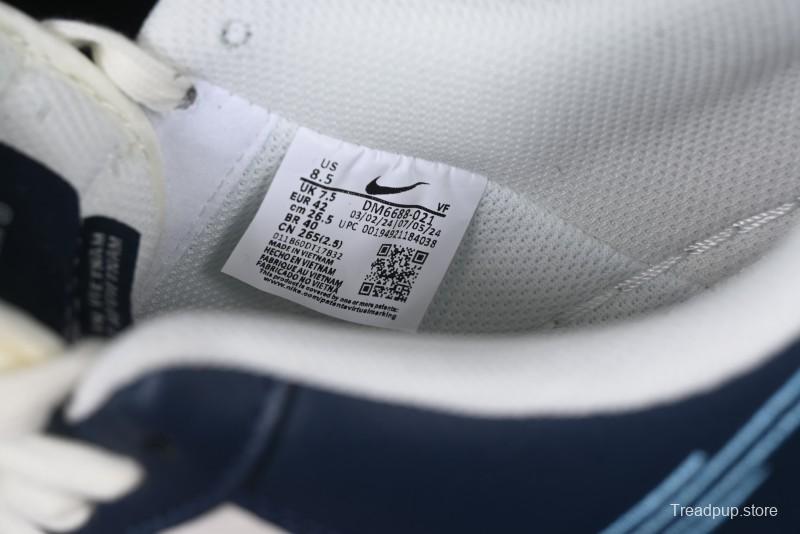 Nike Air Force 1 '07 Low Stussy Collaboration Green Embroidered Swoosh Custom Casual Sneakers - DM6688-021