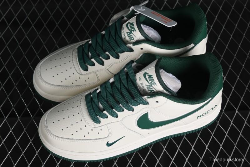 Nike Nocta x Nike Air Force 1 '07 Low Casual Sneakers with Reflective 3M Details and Full-Length Air Cushion - NO0224-025