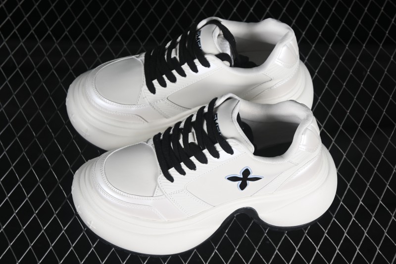 SMFK FUTURE RIPPLE Low-Top Fashion Sports Casual Shoes in White - AJD4