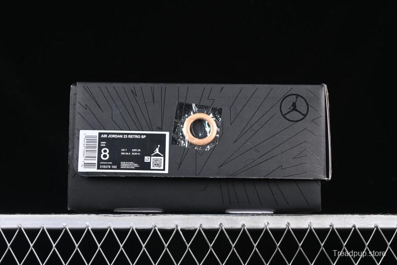 Nike Air Jordan 23 AJ23 Mid Retro Casual Basketball Shoes with Visible Air Cushion - 318376-102