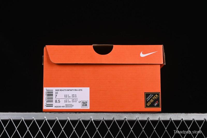 Nike Infinity Run 4 Gore-Tex Waterproof Road Running Shoes with ReactX Foam - HQ0265-400