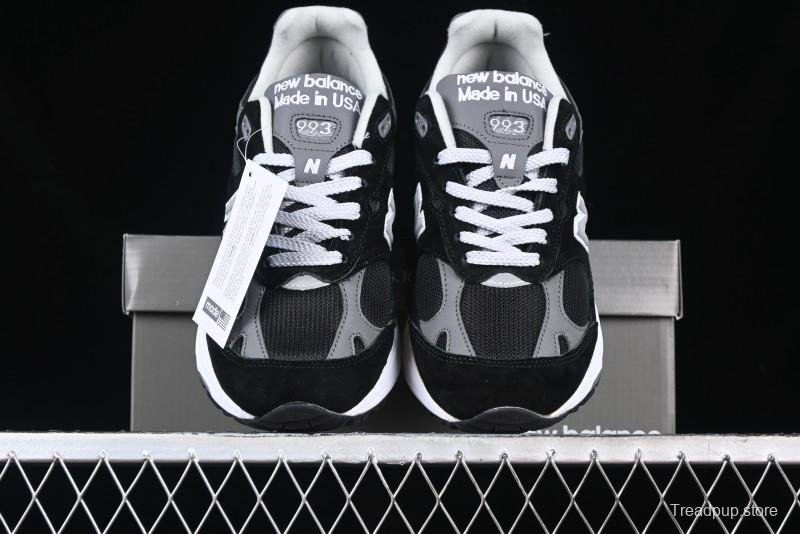 New Balance Made In USA M993 Series Classic Retro Casual Running Shoes - MR993BK