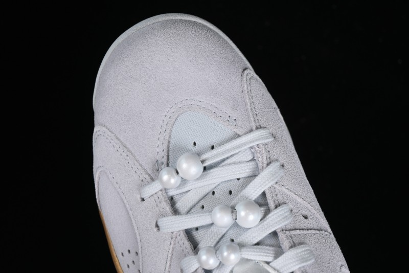 Nike Air Jordan 6 Retro Paris Olympics Sneakers with Metallic Gold Accents - DQ4914-074