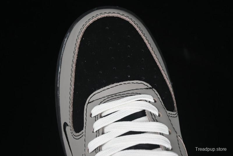 Nike Air Force 1 '07 Low UN Retro Gray Casual Sneakers with Full-Length Air Cushion - KK1988-064