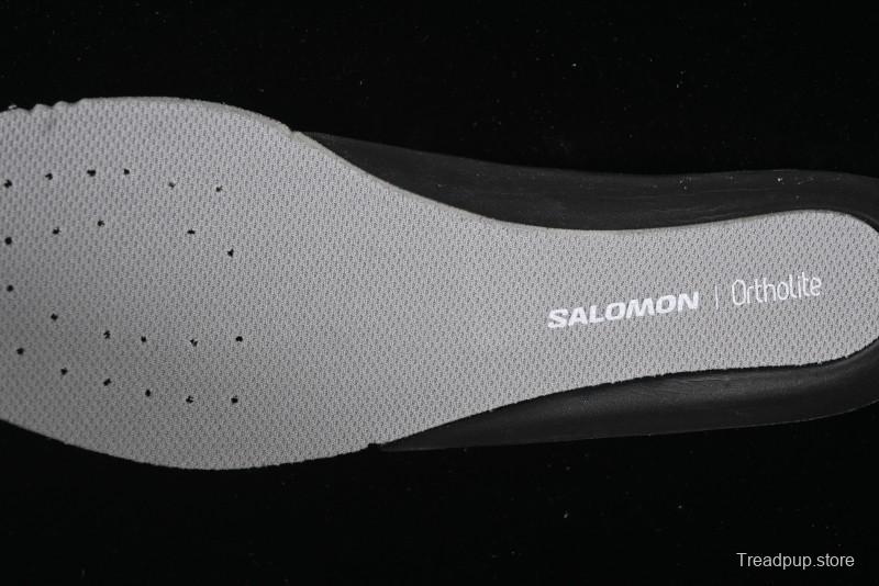 Salomon x Contragrip All-Terrain Hiking Shoes - Lightweight Gray with Black & Teal Accents