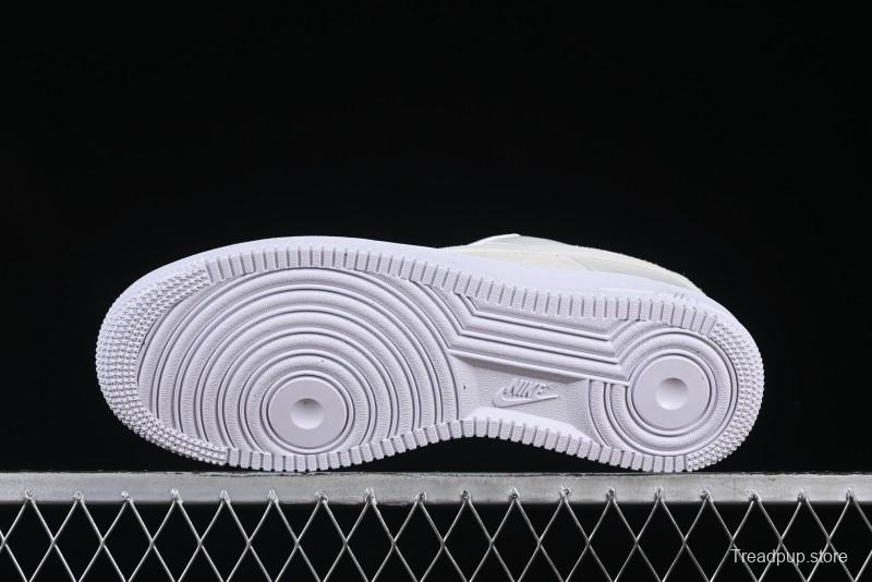Nike Air Force 1 Low "Triple White Beige" Sneakers