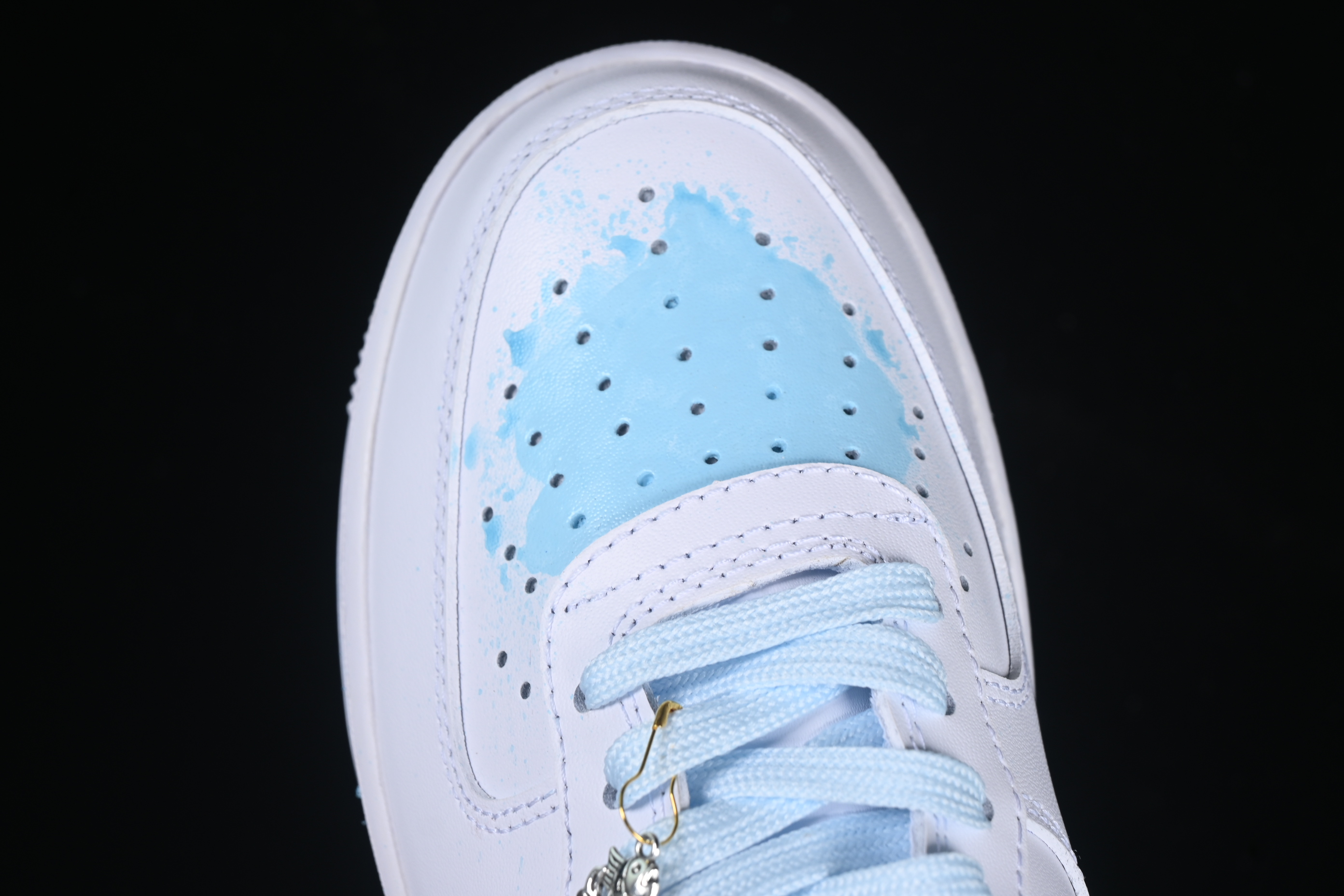 Nike Air Force 1'07 Low Custom Leather Casual Sneakers with Full-Length Air Cushion - LT0602-002