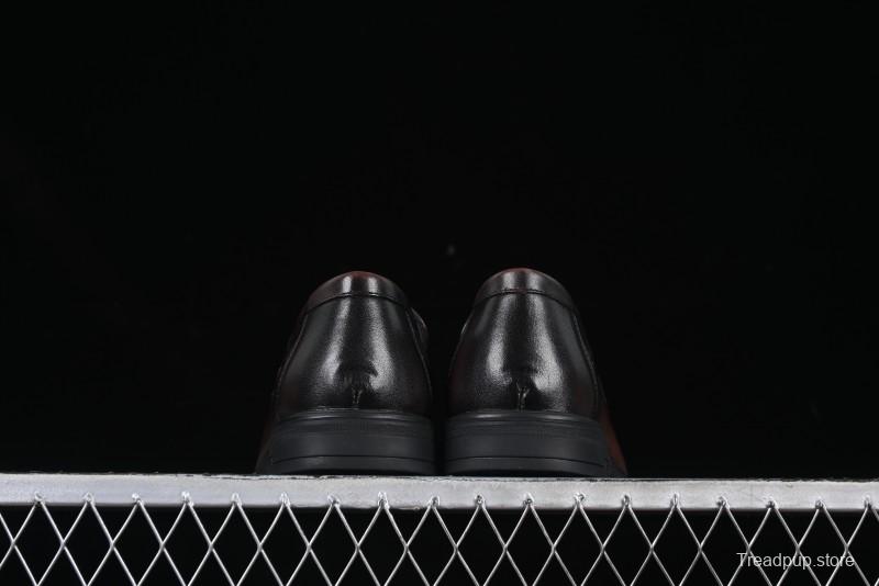 ECCO London Collection Slip-On Business Men's Leather Shoes with Wide Toe Design and Innovative Sole - 61160801002