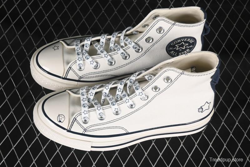 Converse Chuck Taylor All Star 1970s High Top Canvas Sneakers with Noritake Hand-Drawn Elements - A15787C