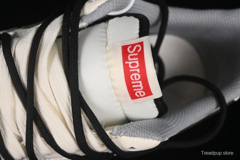 Nike Air Force 1 '07 Low Supreme Collaboration Dual-Tone Grey Black Drawstring Casual Sneakers - DM6868-069