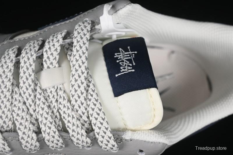 Nike Air Force 1 '07 Low Stussy Double Flame Casual Sneakers with Full-Length Air Cushion - XS1958-555