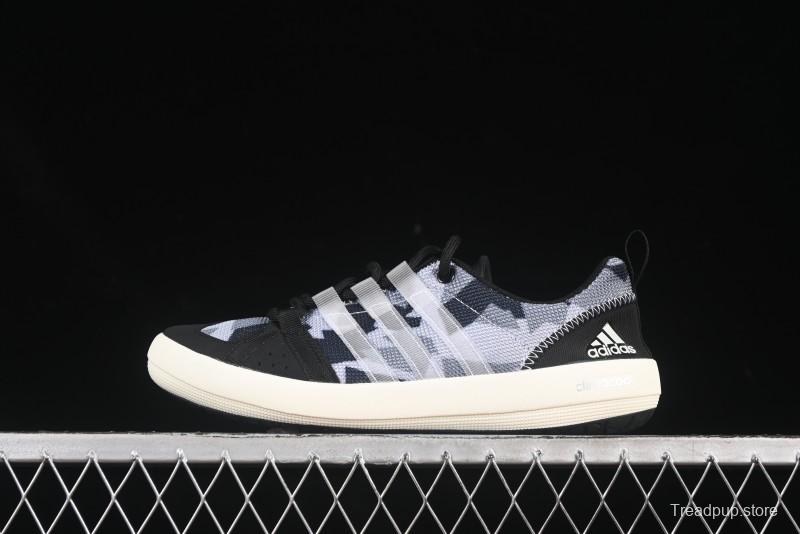 Adidas Climacool Boat Lace Graphic Running Shoes with Breathable Mesh and Cushioned Sole - BA8397