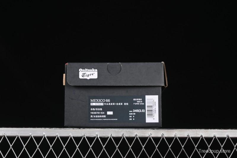 Onitsuka Tiger Mexico 66 Low-Top Leather Sneakers for Casual Running - 1183B781-104