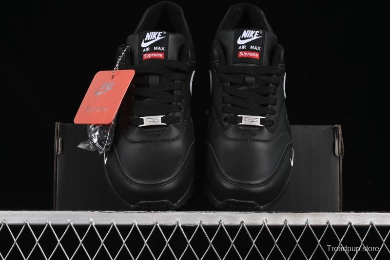 Nike Air Max 1 Retro Running Shoes with Half-Sole Air Cushion - HF8813-001