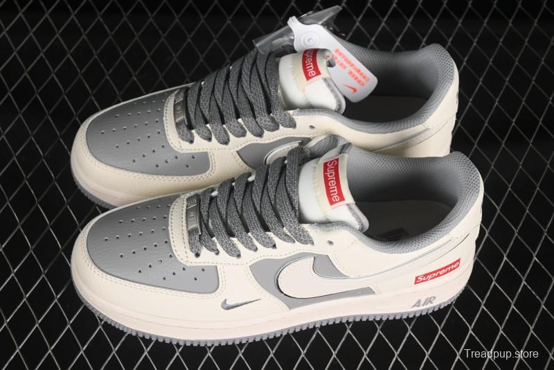 Nike Air Force 1 '07 Low Supreme Casual Sneakers with Full-Length Air Cushion - HH7518-058