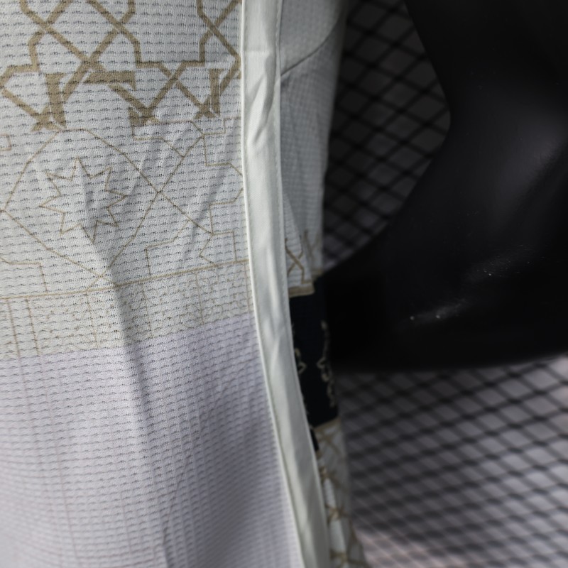 Player Version 2025 Algeria White with Islamic Geometric Pattern Jersey