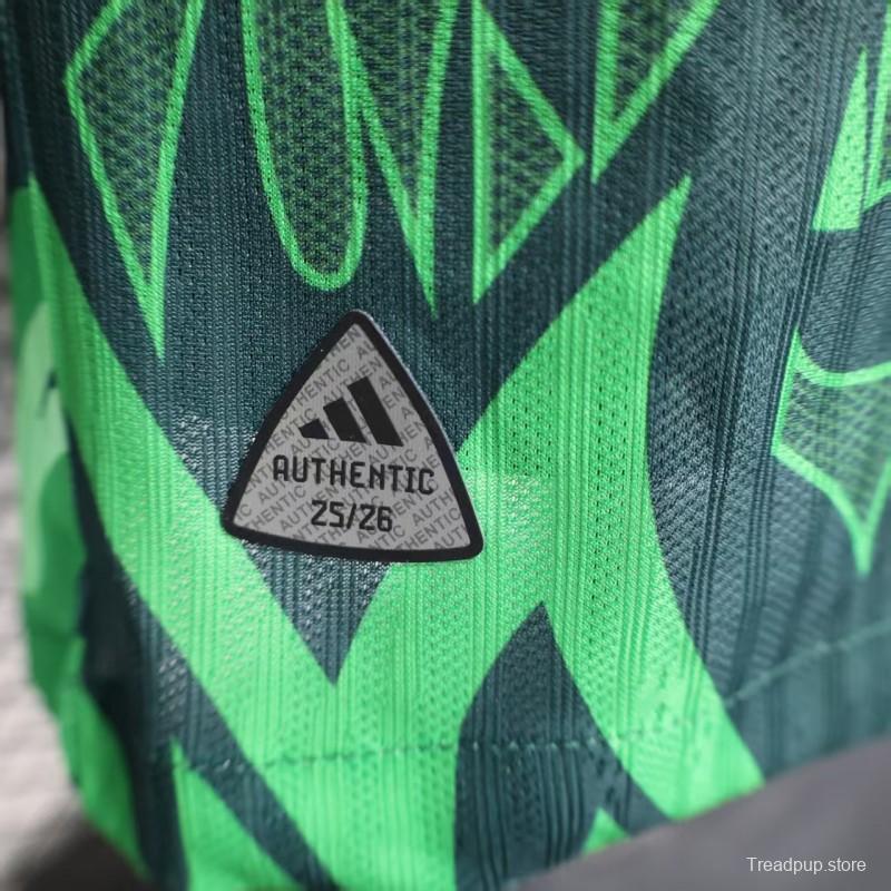 Player Version 25/26 Liverpool Green with Dragon Pattern Jersey