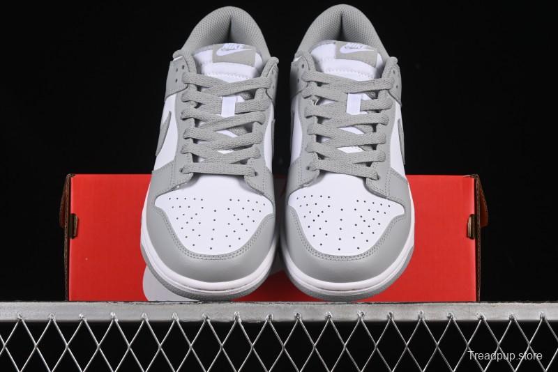 Nike SB Dunk Low White Grey Low-Top Casual Skate Shoes - HF5441-105