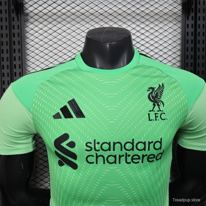 Player Version 25/26 Liverpool Green Goalkeeper Jersey