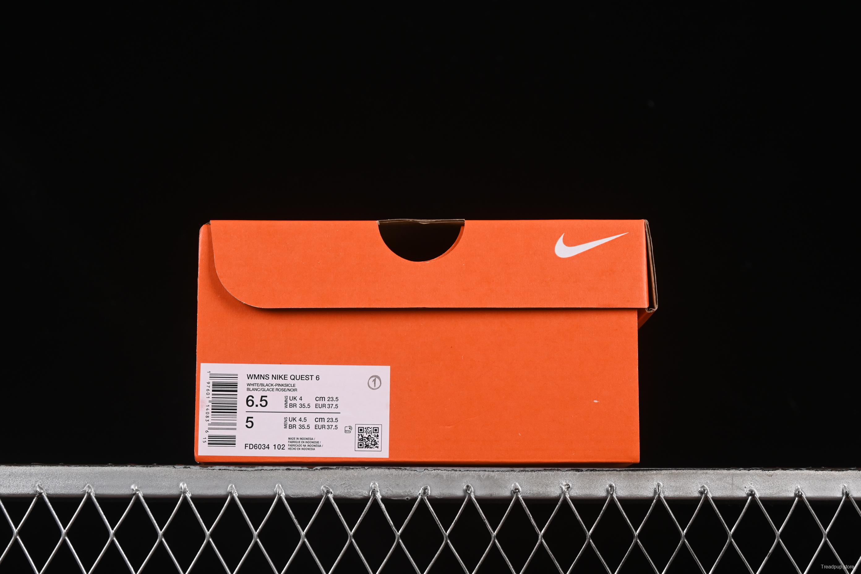 Nike Quest 6 Cushioned Lightweight Running Shoes - FD6034-102