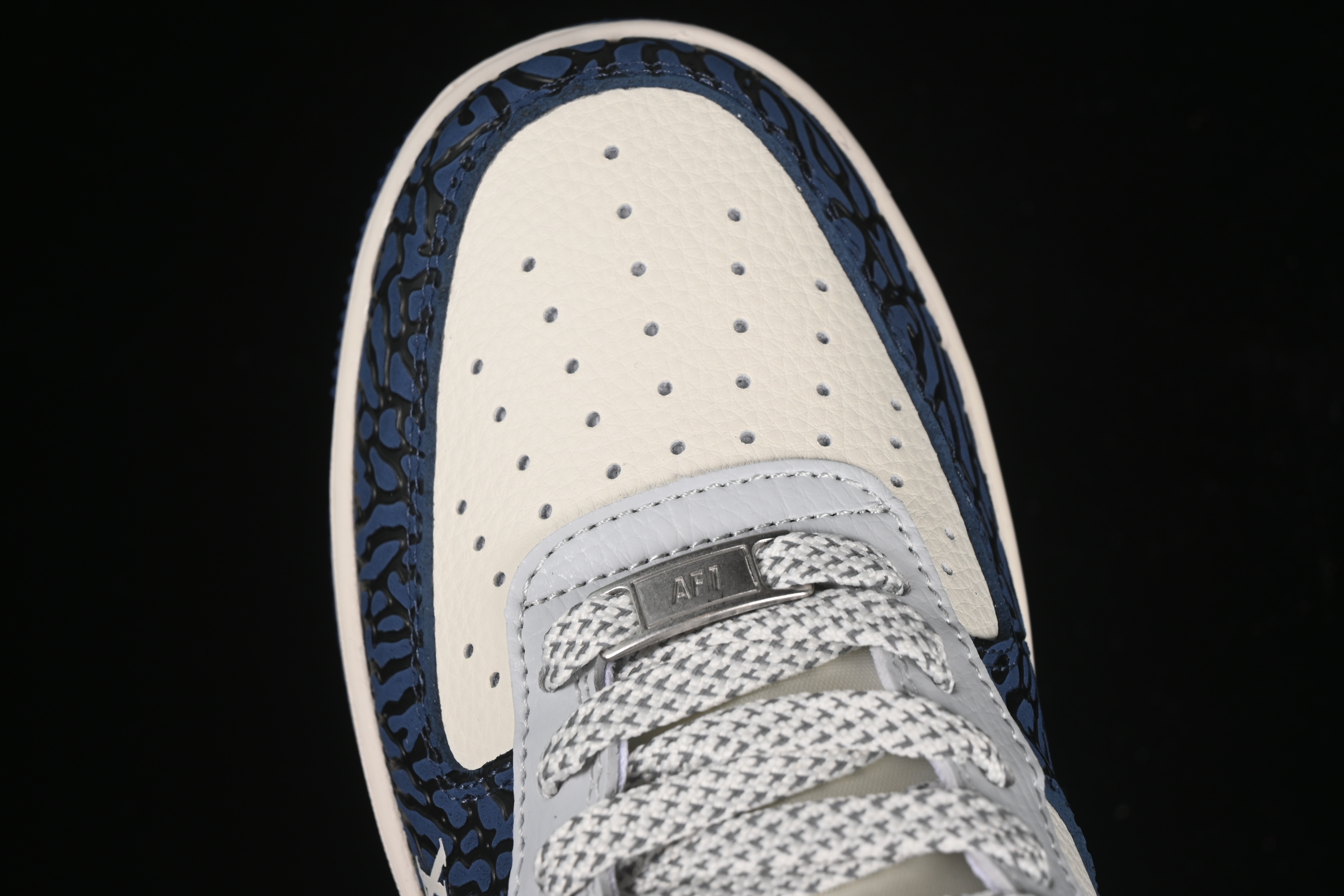 Nike Air Force 1 '07 Low LV Collaboration Blue Stone Grain Casual Sneakers - JJ2508-701