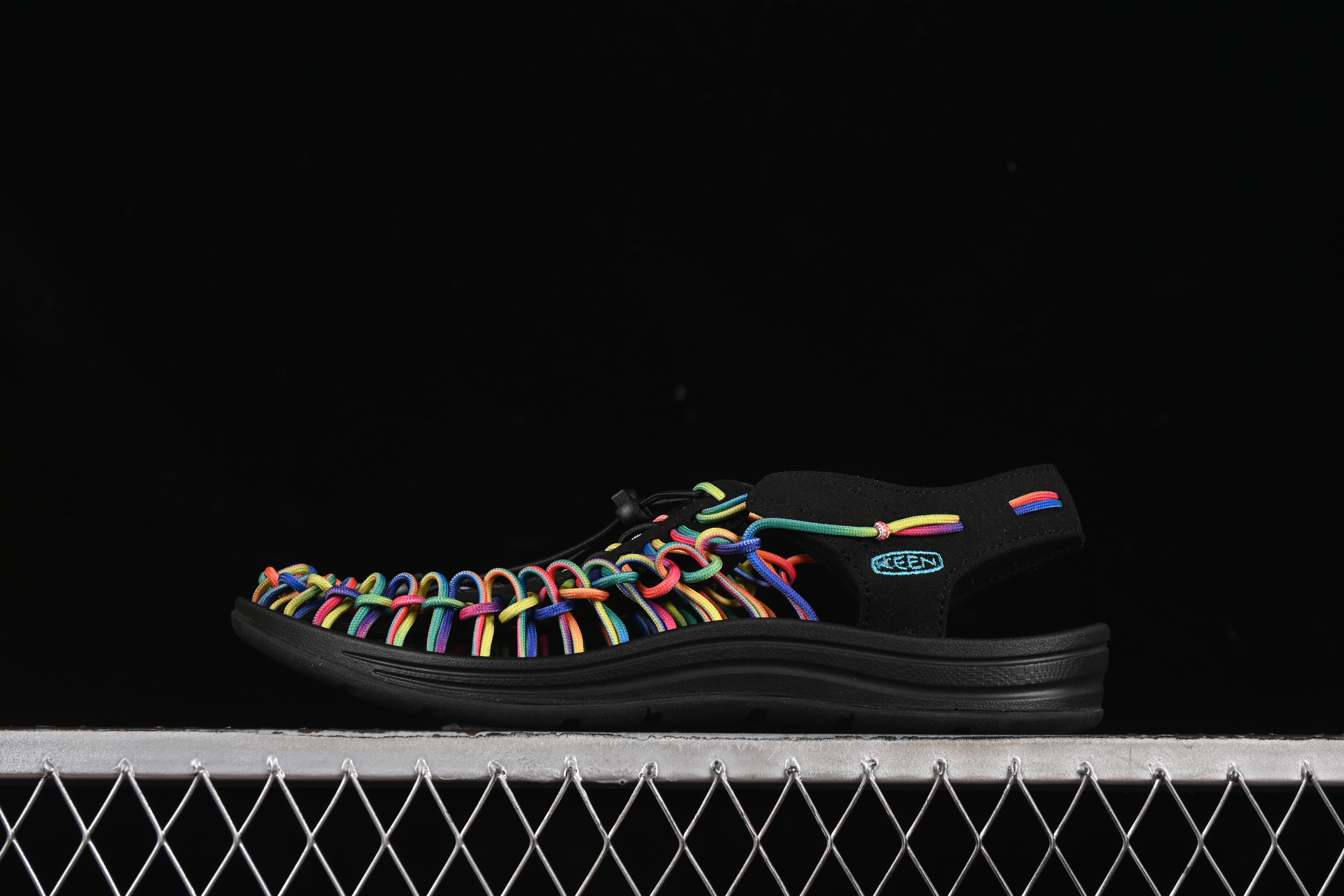 Keen Uneek Flat-M Woven Elastic Strap Outdoor Water Sports Sandals - 1025171