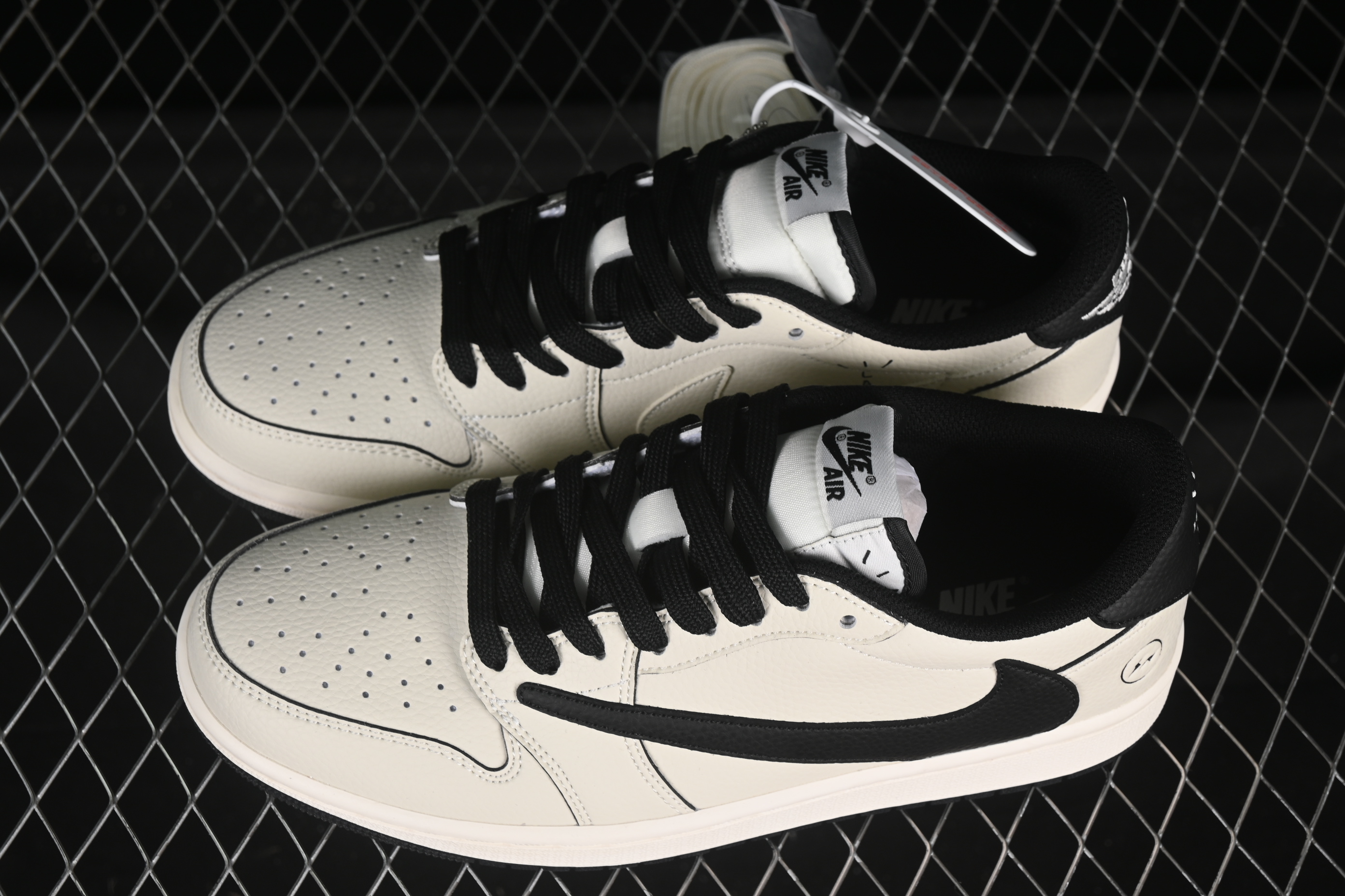 Nike Travis Scott x Fragment Design x Air Jordan 1 Low OG SP AJ1 Sneakers - LK1099-061