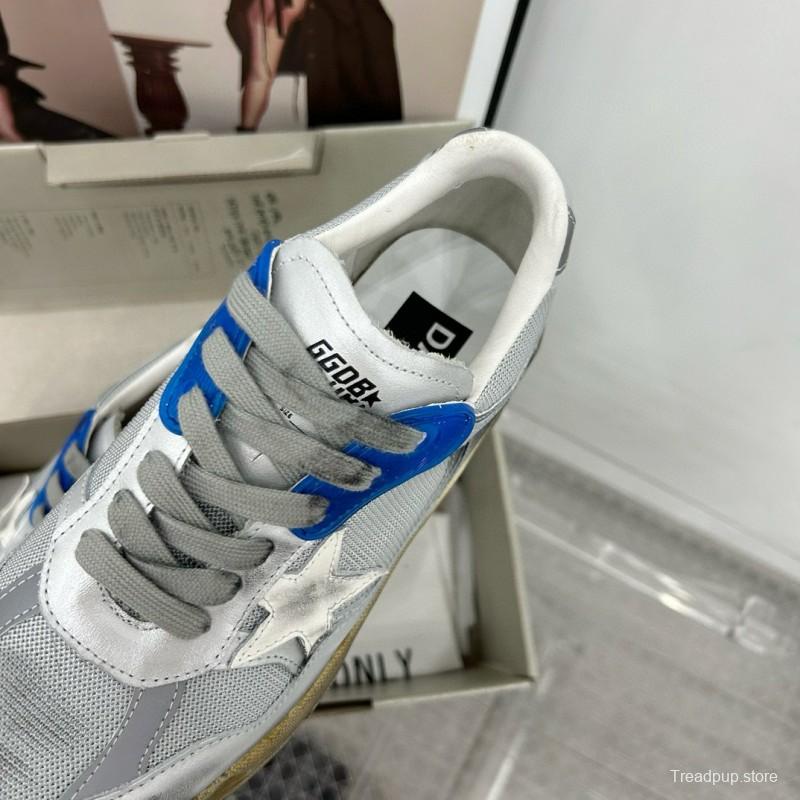 2024 Unisex GGDB Silver Blue White Mesh Sneaker