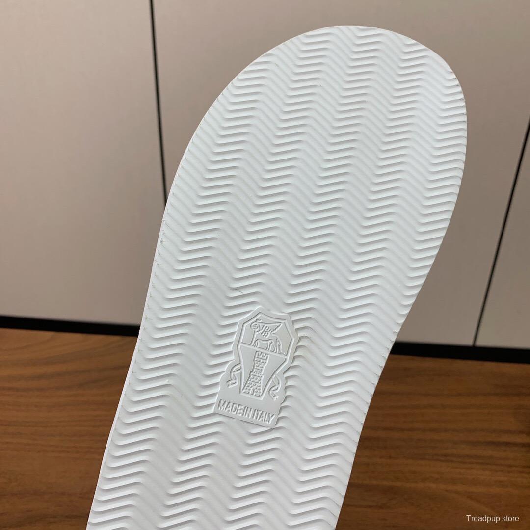 2025 Unisex Brunello Cucinelli Black Suede Leather Slippers KFY00250