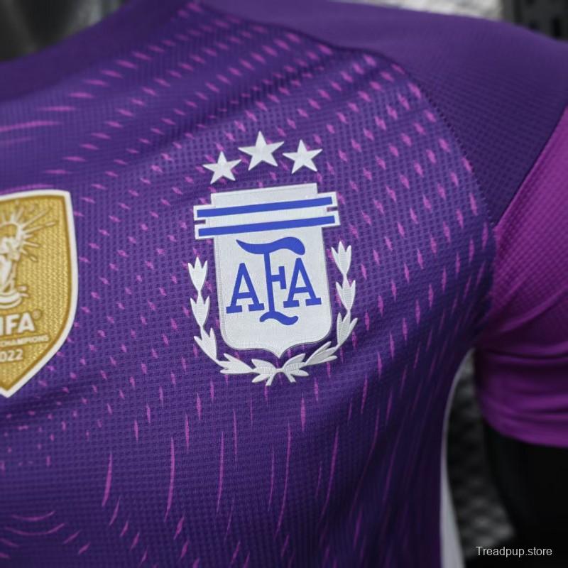 Player Version 2025 Argentina Purple Jersey