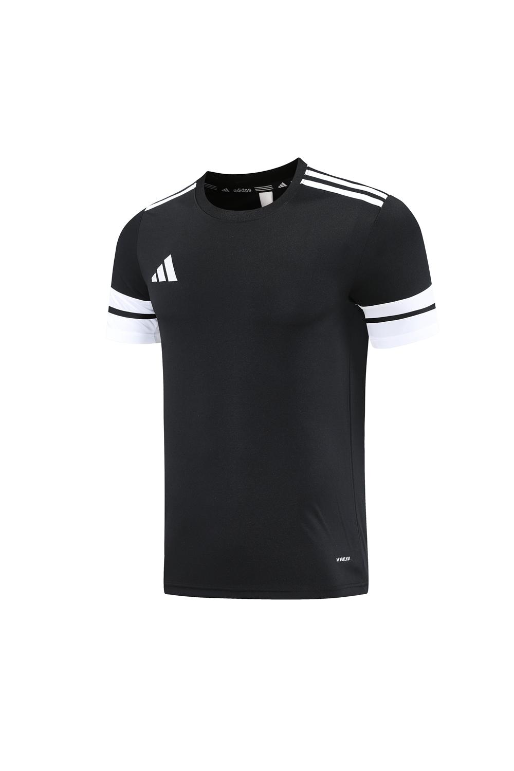 2025 Adidas Black Short Sleeve Jersey+Shorts