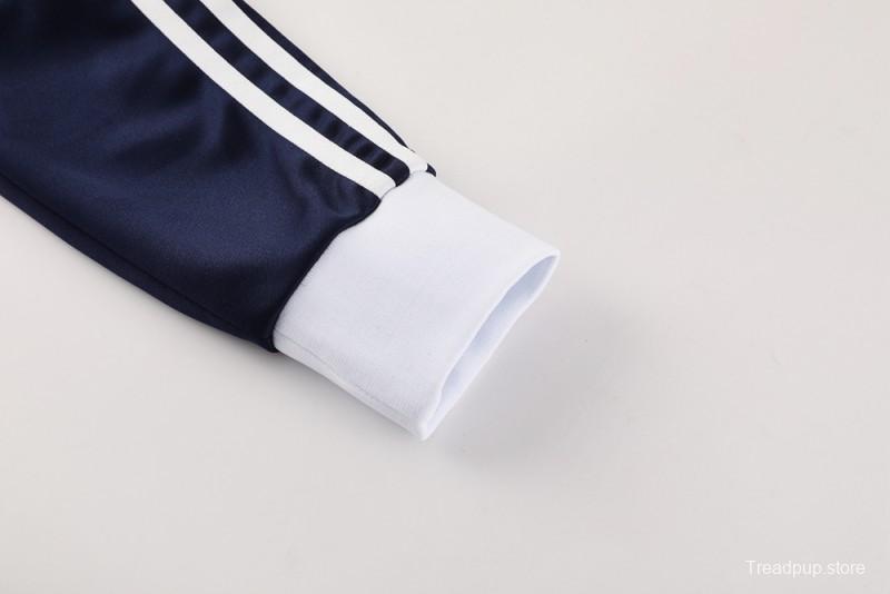 2025 Adidas Original Navy Full Hoodie Zipper Jacket +Long Pants