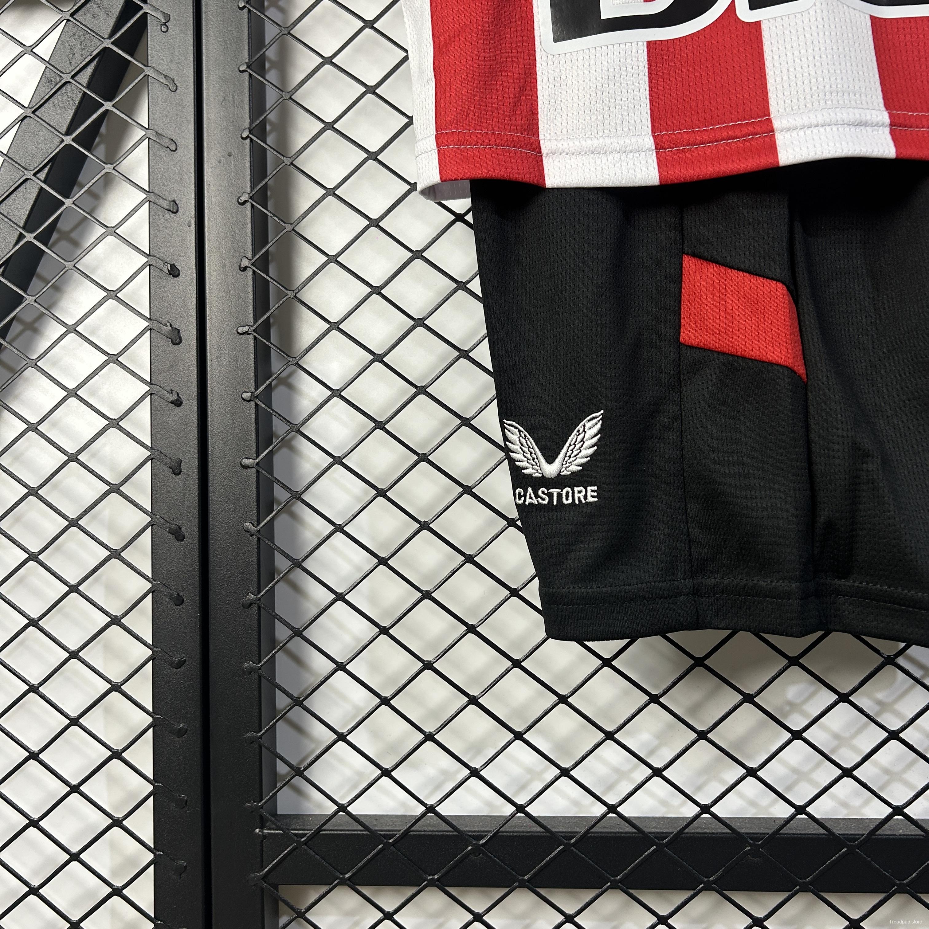 25/26 Kids Athletic Bilbao Home Size 16-28 Jersey