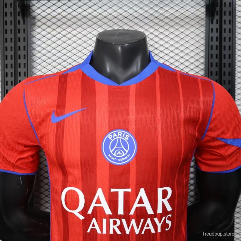 Player Version 25/26 PSG Third Red Jersey
